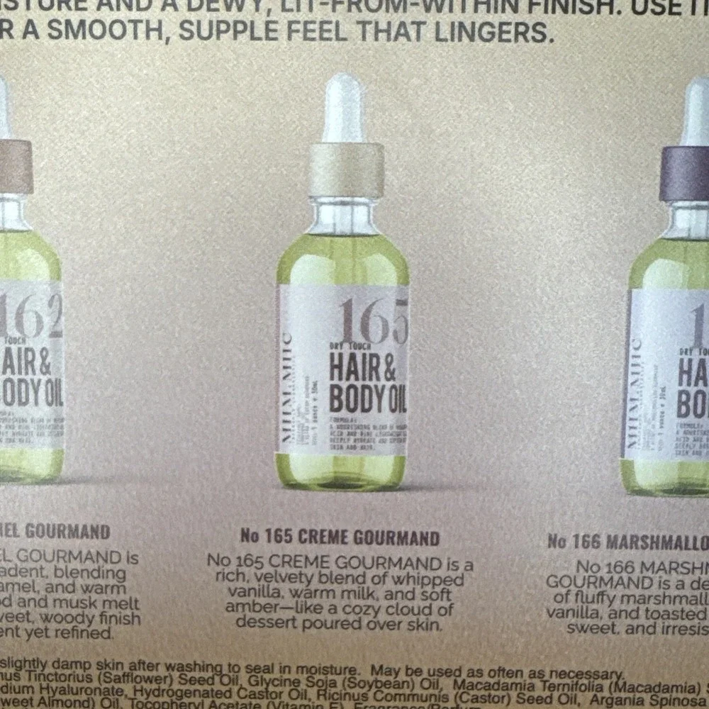 MIIM.MIIC The Viral Gourmands 4 Pc Body Oil Collection‎ 4 x 10 ml NIB